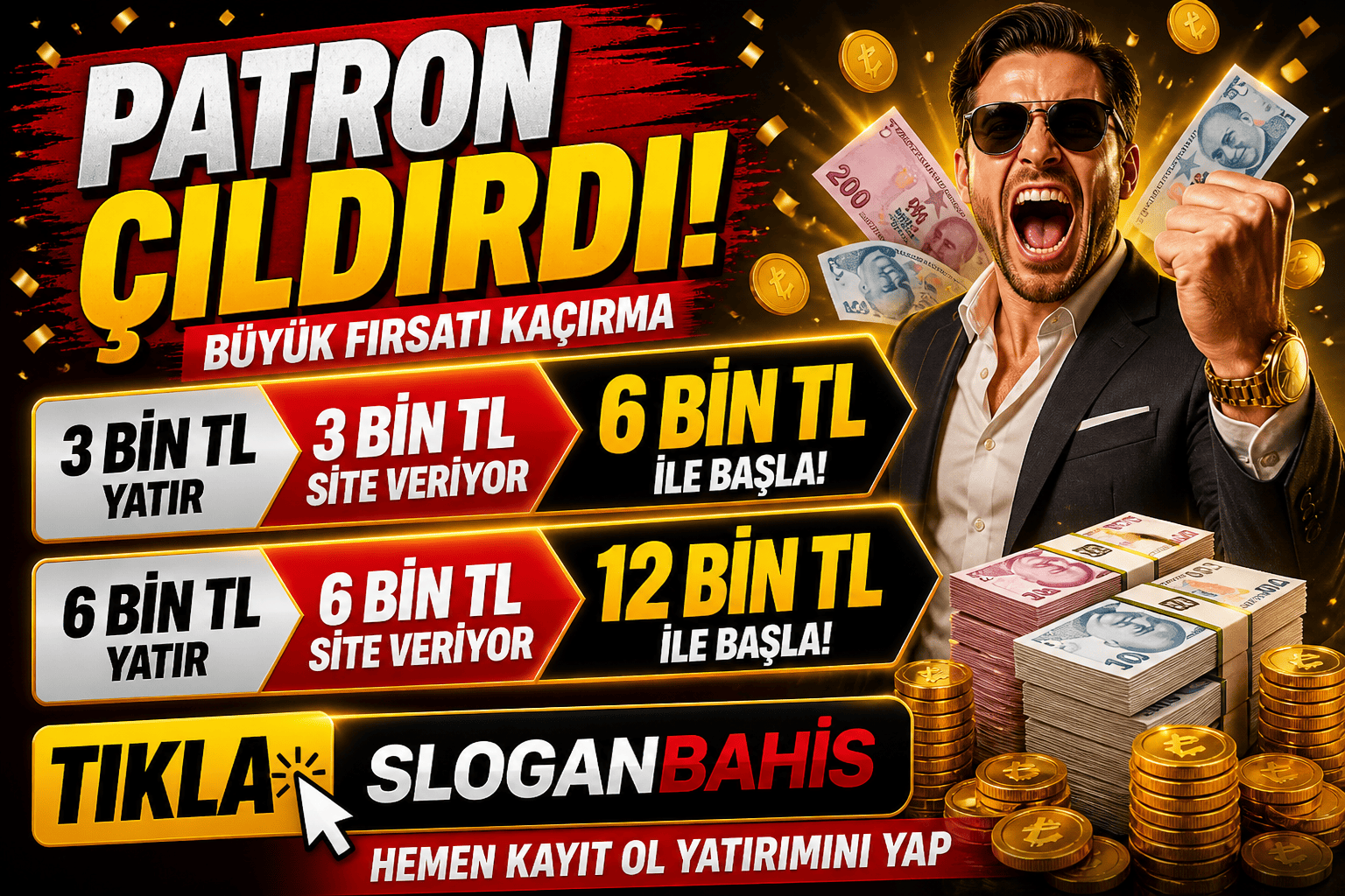 TIKLA SLOGAN BAHİSE HEMEN KAYIT OL